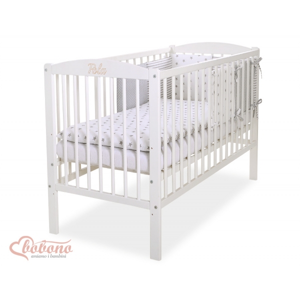 Graveur auf der Vorderseite des Kinderbettes nr 5003-07