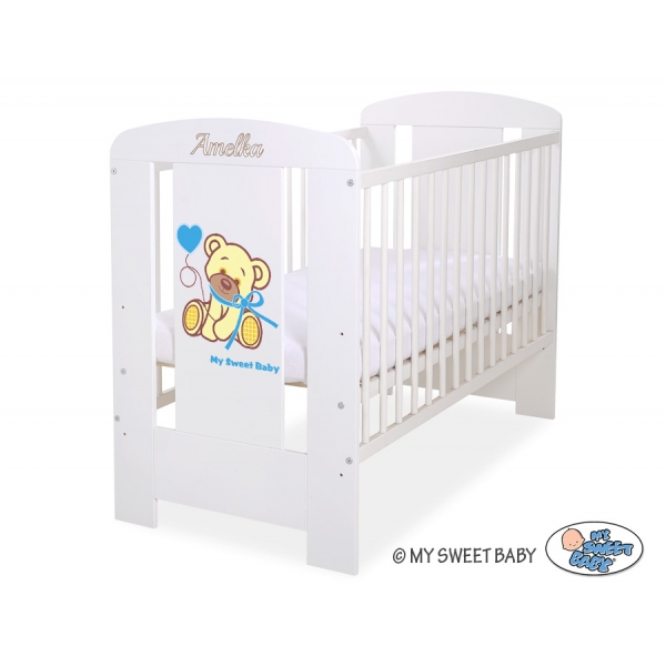 Graveur auf der Vorderseite des Kinderbettes nr 5004-07