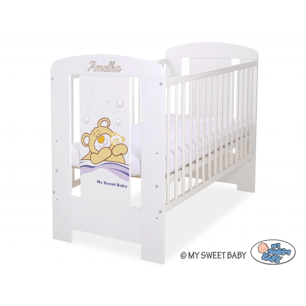 Graveur auf der Vorderseite des Kinderbettes nr 5005-07