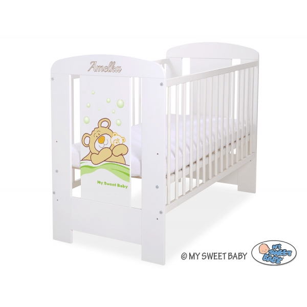 Graveur auf der Vorderseite des Kinderbettes nr 5005-07