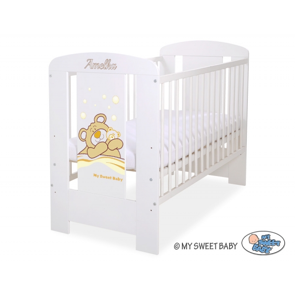 Graveur auf der Vorderseite des Kinderbettes nr 5005-07