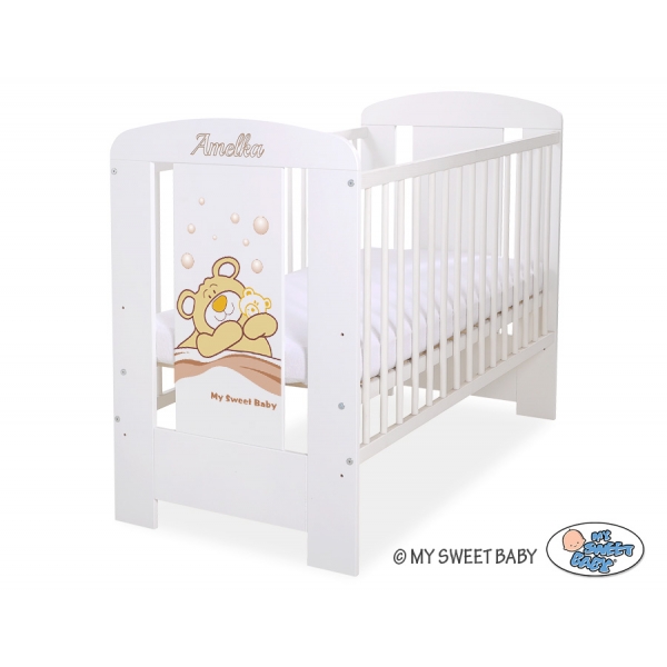 Graveur auf der Vorderseite des Kinderbettes nr 5005-07