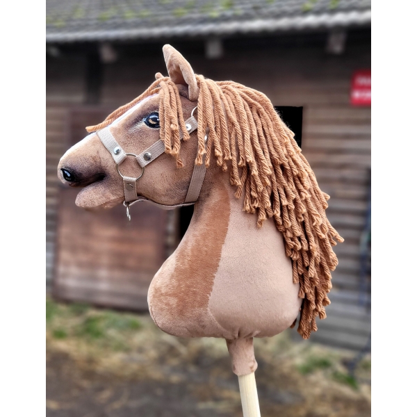Großes Hobby Horse Premium - helle Kastanie Pferd