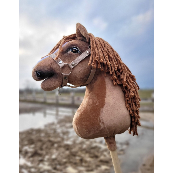 Großes Hobby Horse Premium - helle Kastanie Pferd