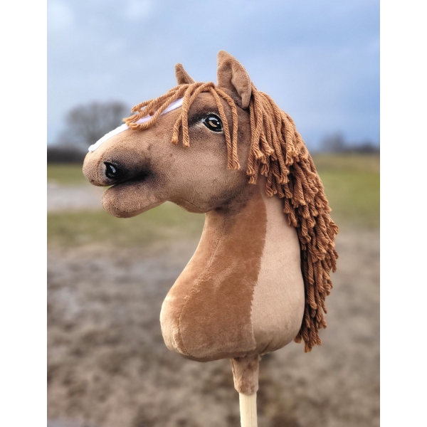 Großes Hobby Horse Premium - helle Kastanie Pferd