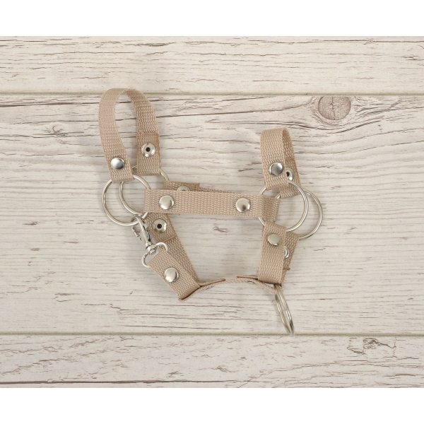 Halfter für Steckenpferd A4 klein - beige