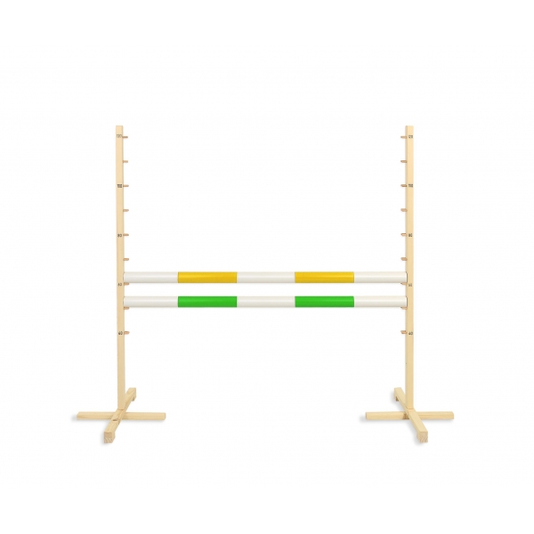 Hindernis für Hobby Horse 120cm, 2x Stange 50mm - gelb