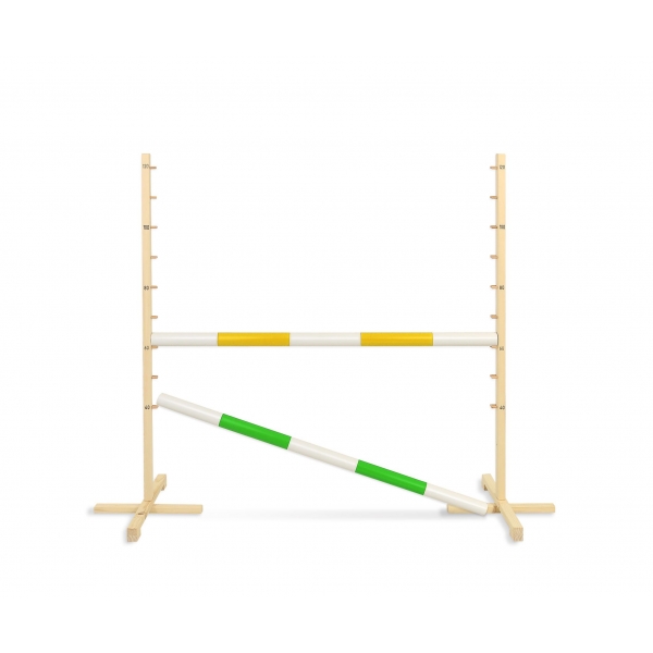 Hindernis für Hobby Horse 120cm, 2x Stange 50mm - gelb