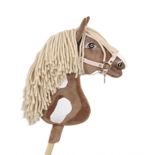 Hobby Horse Braun mit weiße Schecke