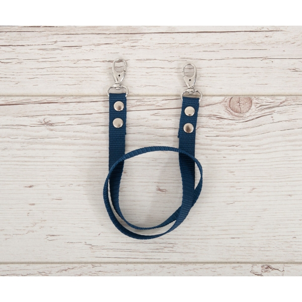 Hobby Horse Gurtbandzügel für Pferdehalfter - denim