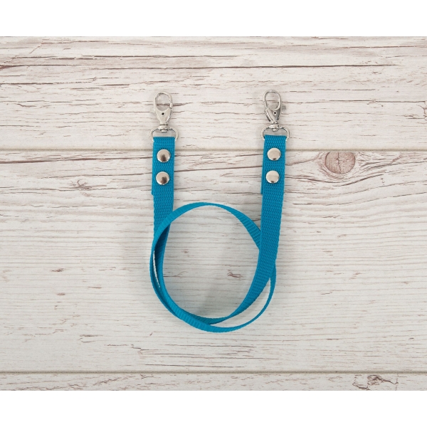 Hobby Horse Gurtbandzügel für Pferdehalfter - turquoise