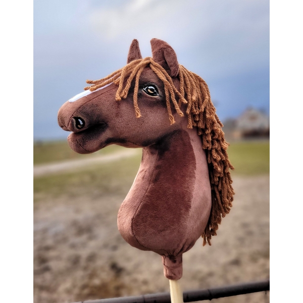 Hobby Horse Premium - dunkel Kastanie Pferd