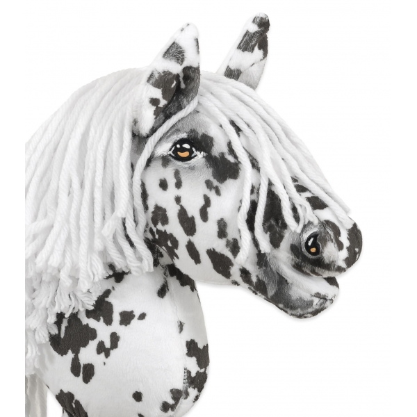 Hobby Horse Steckenpferd mit weißen Mähne A4