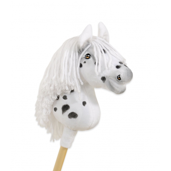 Hobby Horse Steckenpferd Pferd am Stiel Premium - leopard Pferd A4