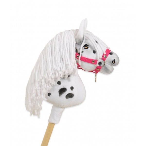 Hobby Horse Steckenpferd Pferd am Stiel Premium - leopard Pferd A4