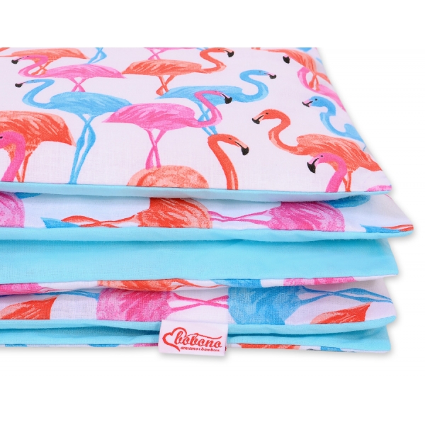 Juniorbett Bettwäsche Set 2-tlg 140x200 Junior - Flamingo