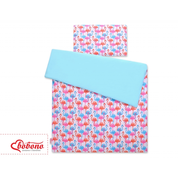 Juniorbett Bettwäsche Set 2-tlg 140x200 Junior - Flamingo