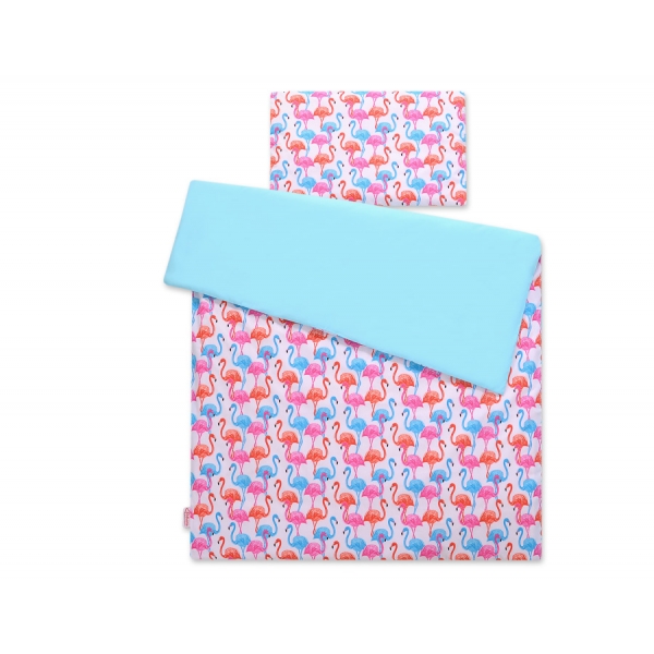 Juniorbett Bettwäsche Set 2-tlg 140x200 Junior - Flamingo
