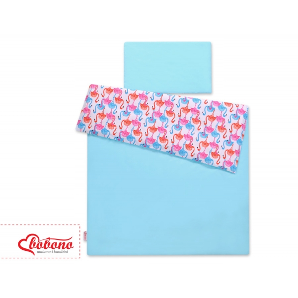 Juniorbett Bettwäsche Set 2-tlg 140x200 Junior - Flamingo