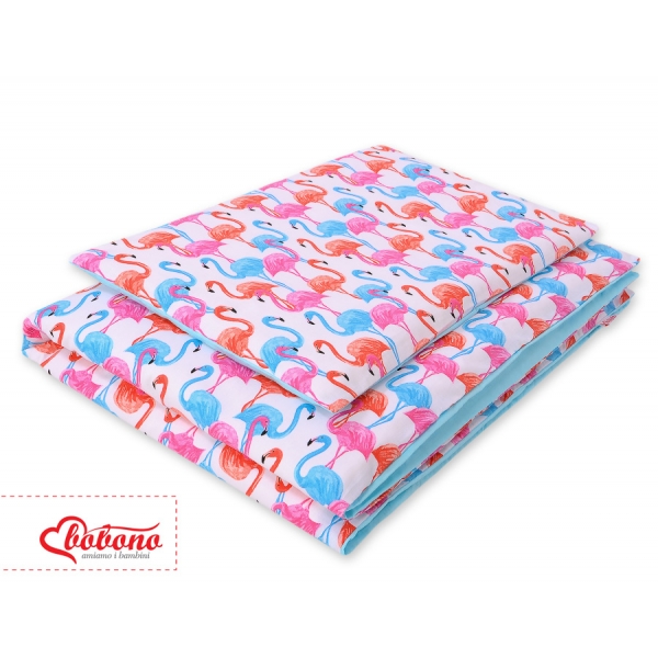 Juniorbett Bettwäsche Set 2-tlg 140x200 Junior - Flamingo