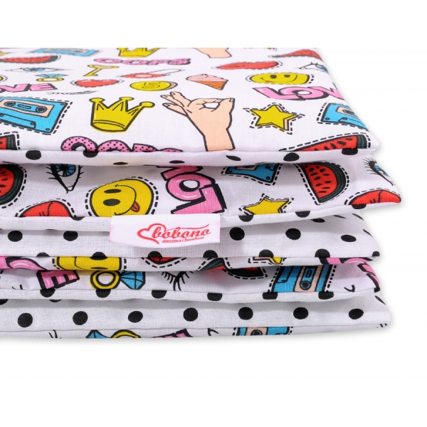 Juniorbett Bettwäsche Set 2-tlg 140x200 Junior - love