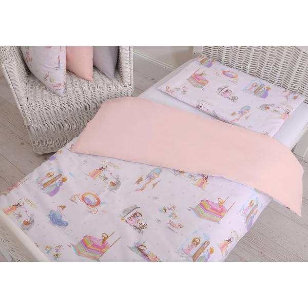 Juniorbett Bettwäsche Set 2-tlg 140x200 Junior - Märchenprinzessin