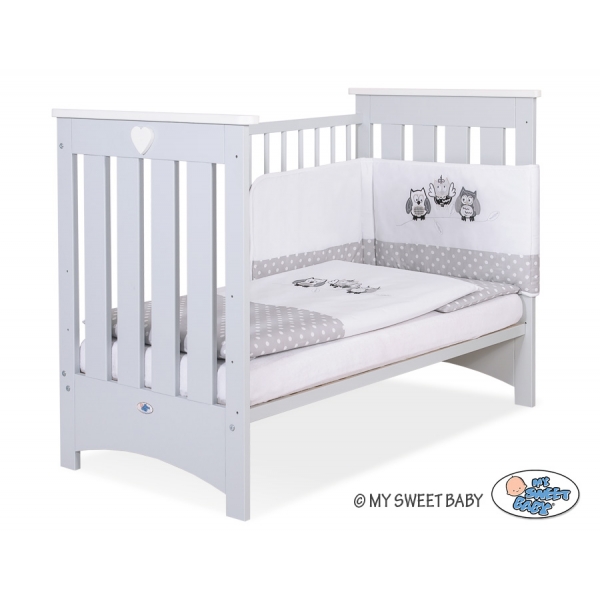 Stange für Babybett Grau