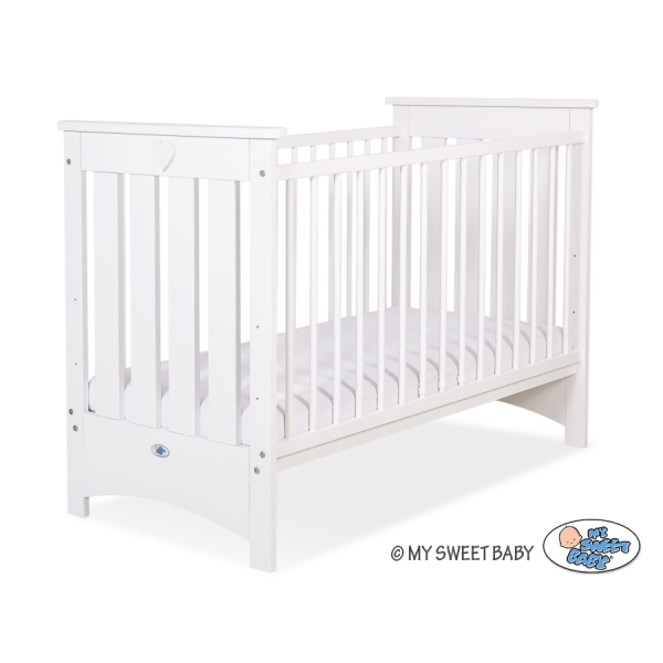Babybett Lorenzo 120x60cm III weiß