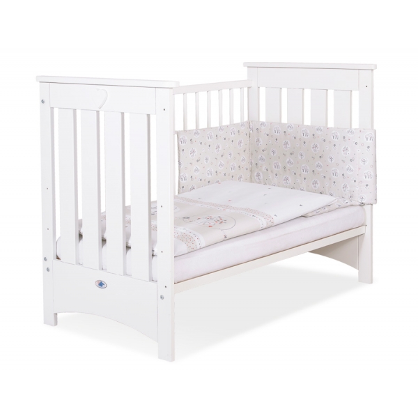 Babybett Lorenzo 120x60cm III weiß