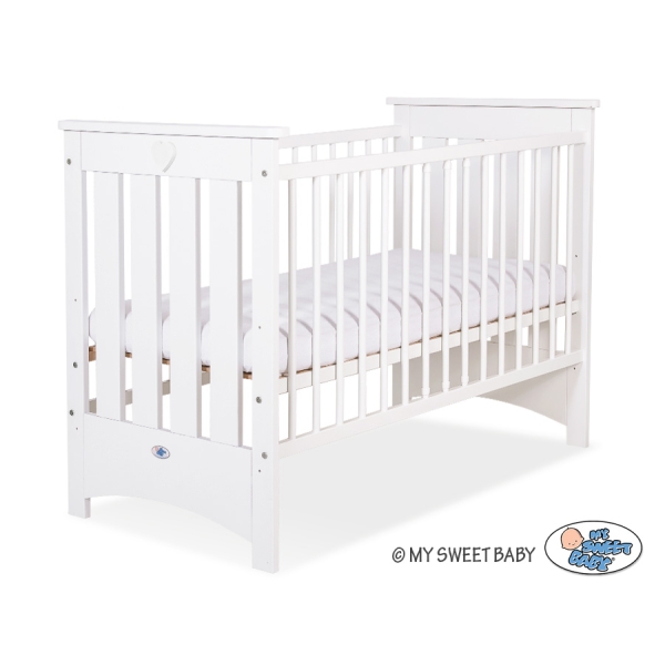 Babybett Lorenzo 120x60cm III weiß