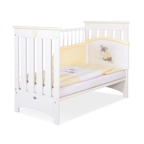 Babybett 120x60cm Lorenzo III weiß/creme