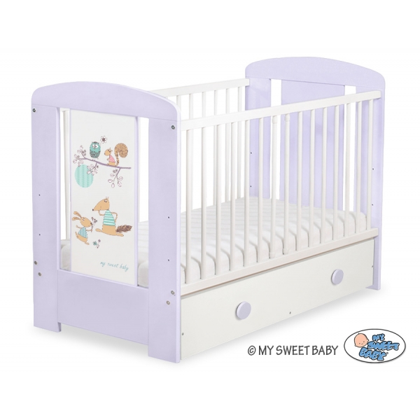Kinderbett 120x60cm Friends mit Schublade MAXI