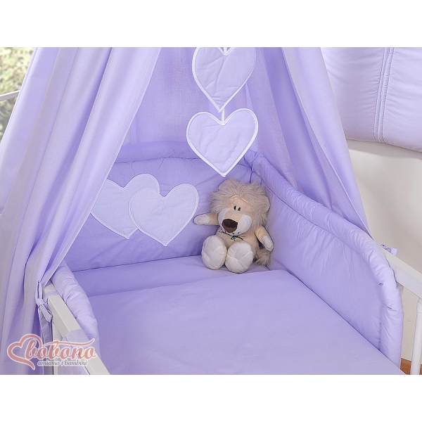 Hängende Herzen Bettwäsche Set für Gitterbett 140x70