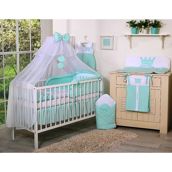 Kleiner Prinz Kleine Prinzessin Babybettwäsche Set