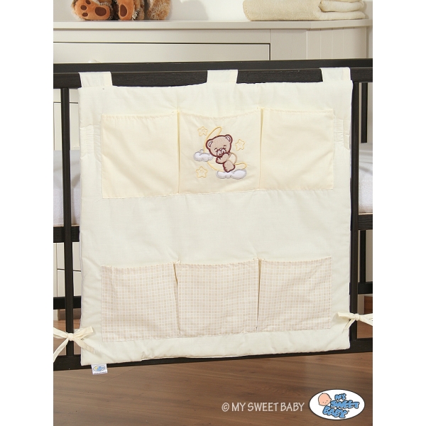 Kinderbett-Tasche creme - Gute Nacht