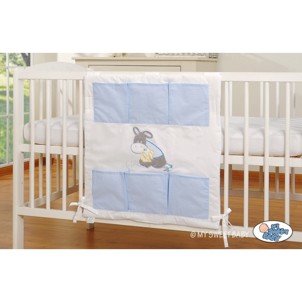 Kinderbett-Tasche - Esel Luca blau