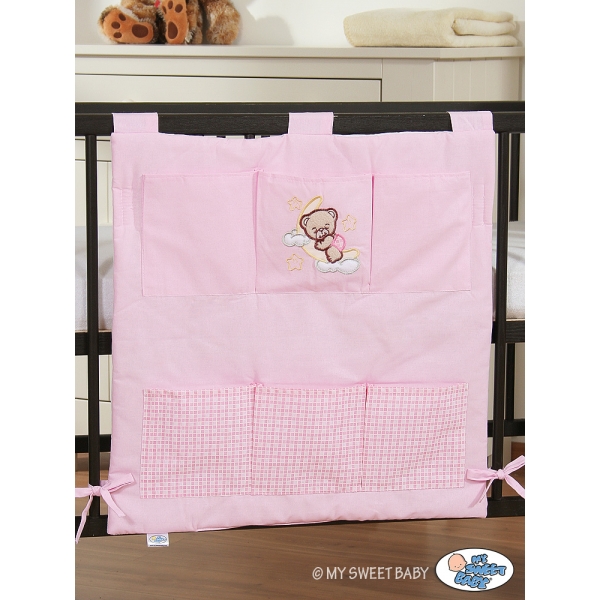 Kinderbett-Tasche rosa  - Gute Nacht rosa