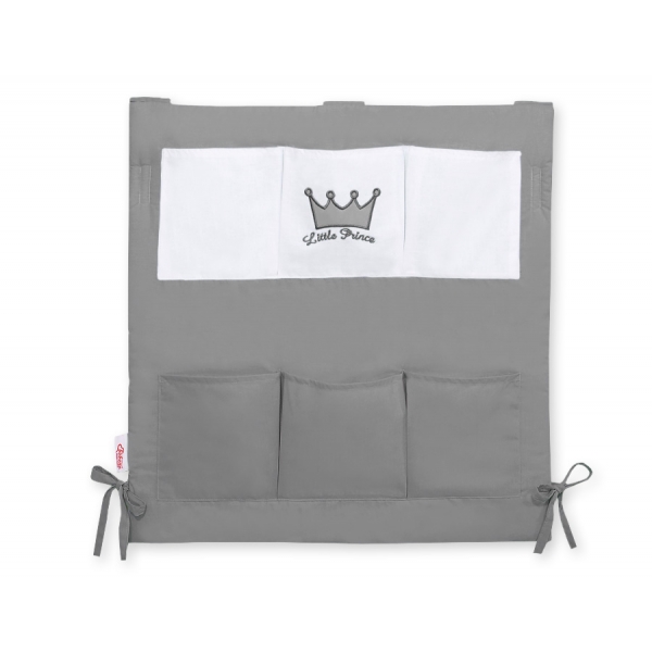 Kinderbetttasche - Little Prince/Princess anthrazit