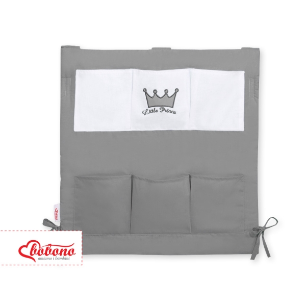 Kinderbetttasche - Little Prince/Princess anthrazit