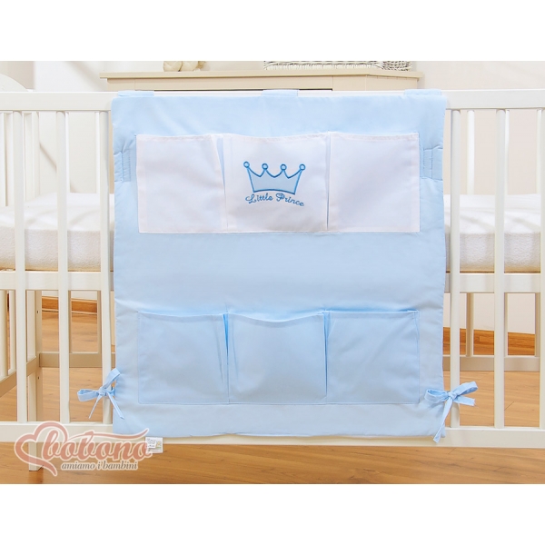 Kinderbetttasche - Little Prince/Princess blau