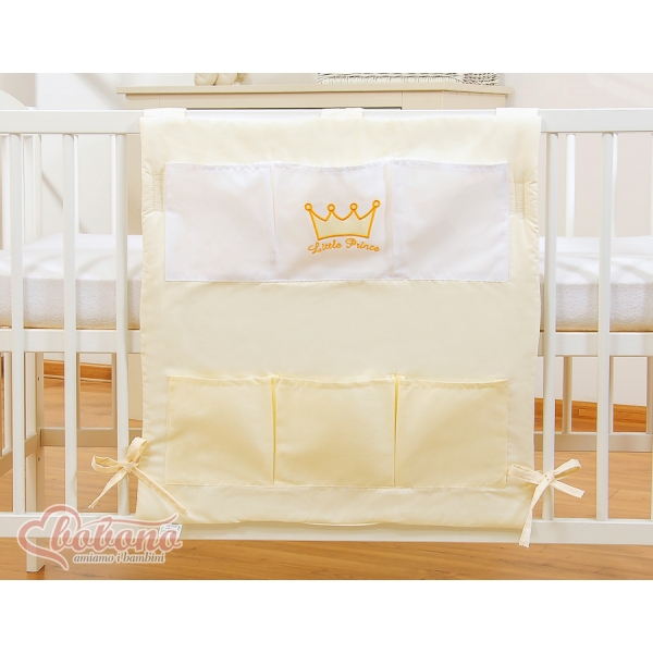 Kinderbetttasche - Little Prince/Princess creme