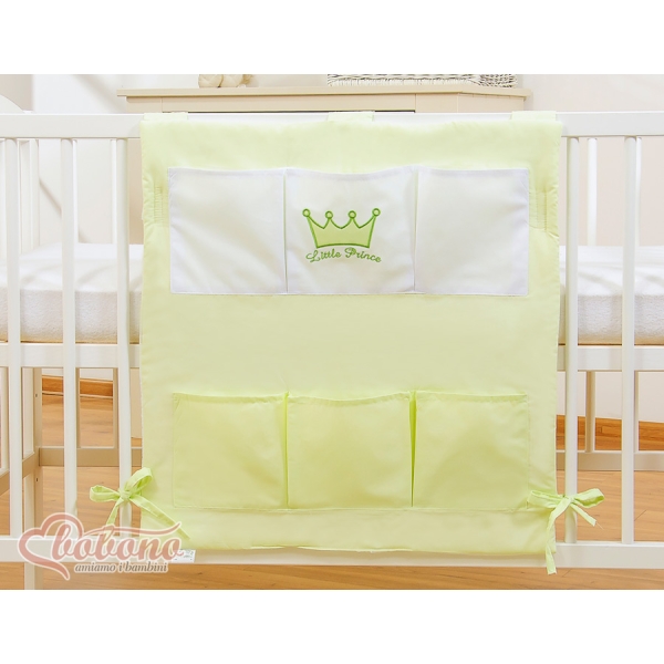 Kinderbetttasche - Little Prince/Princess grün