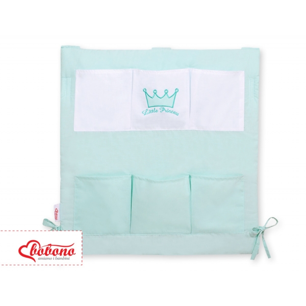 Kinderbetttasche - Little Prince/Princess minze