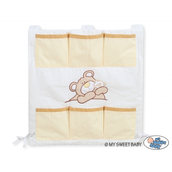Kinderbetttasche - Teddy Bär Barnaba creme