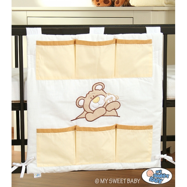Kinderbetttasche - Teddy Bär Barnaba creme
