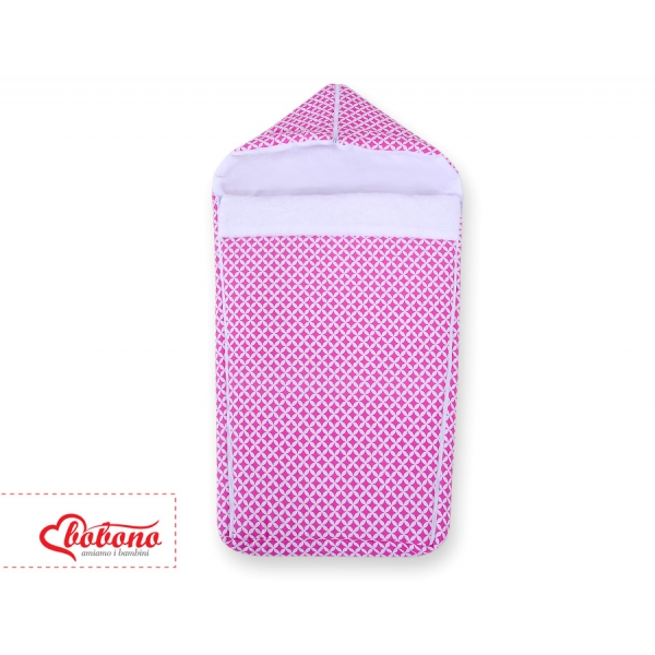 Kinderwagen Fußsack - Blumenmuster-Rosa
