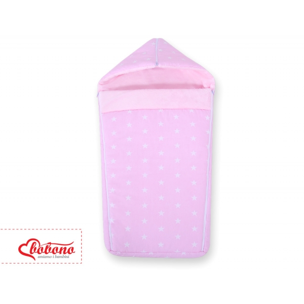 Kinderwagen Fußsack - Rosa Sternchen