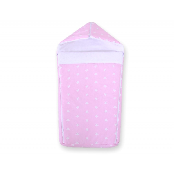 Kinderwagen Schlafsack - Rosa Sternchen