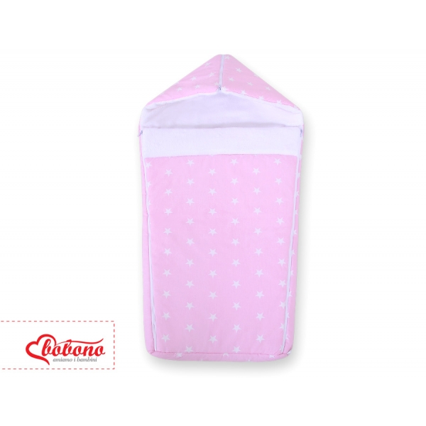 Kinderwagen Schlafsack - Rosa Sternchen