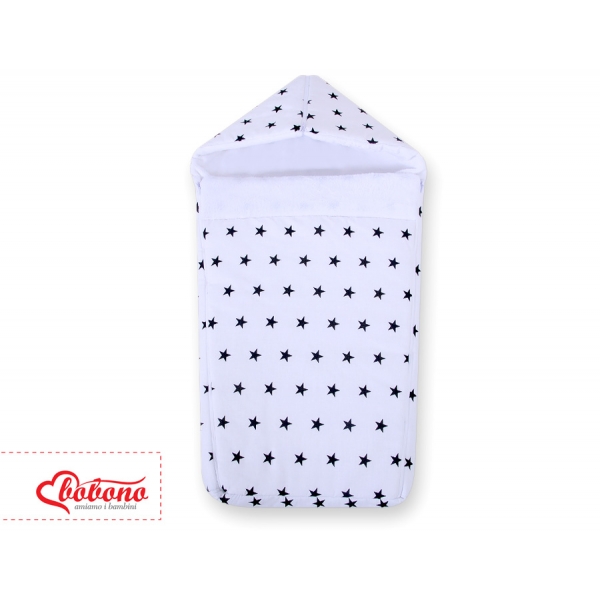 Kinderwagen Schlafsack - Schwarze Sternchen